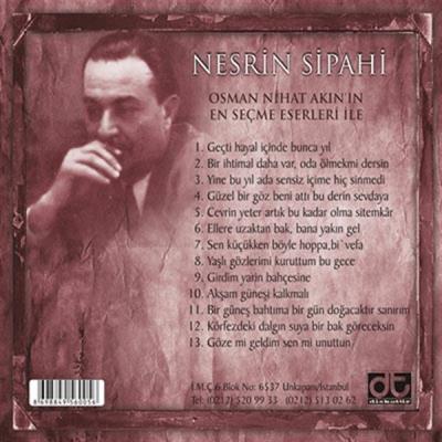 Osman Nihat Akın'ın En Seçme Eserleri İle (CD) Nesrin Sipahi