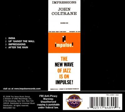 Impressions (CD) John Coltrane