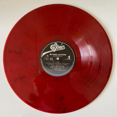 Dangerous (Limited Edition Red & Black Swirl Vinyl - 2 Plak) Michael J