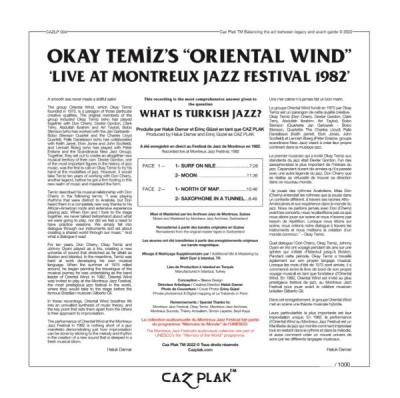 Montreux Jazz Festival 1982 (Numaralı Avrupa Edisyonu - Plak) Okay Tem