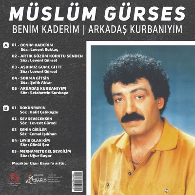 Benim Kaderim / Arkadaş Kurbanıyım (Plak) Müslüm Gürses