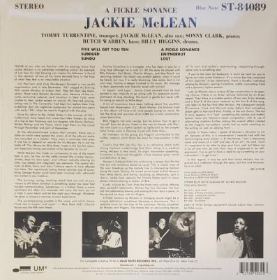 A Fickle Sonance (Plak) Jackie McLean