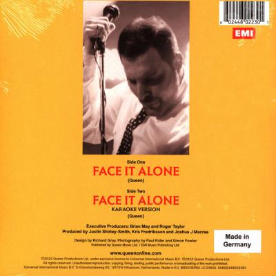 Face It Alone (Single Plak) Queen