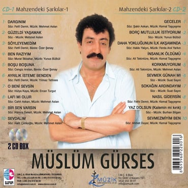 Mahzendeki Şarkılar 1 - 2 (2 CD) Müslüm Gürses