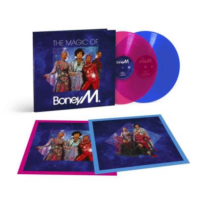 The Magic Of Boney M. (Magenta Transparent & Blue Transparent Vinyl - 
