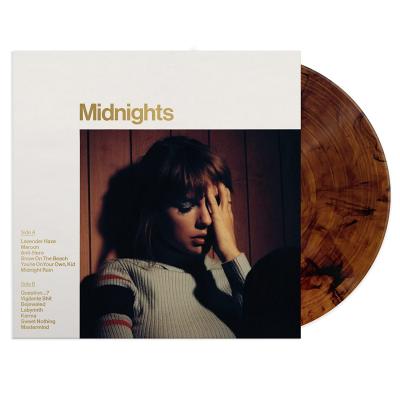 Midnights (Mahogany Marbled Vinyl - Plak) Taylor Swift