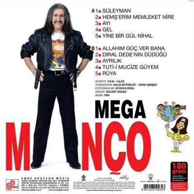 Mega Manço (Plak) %12 indirimli Barış Manço